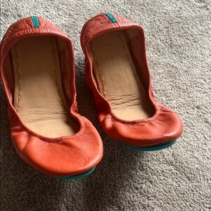 Tangerine Tieks size 9